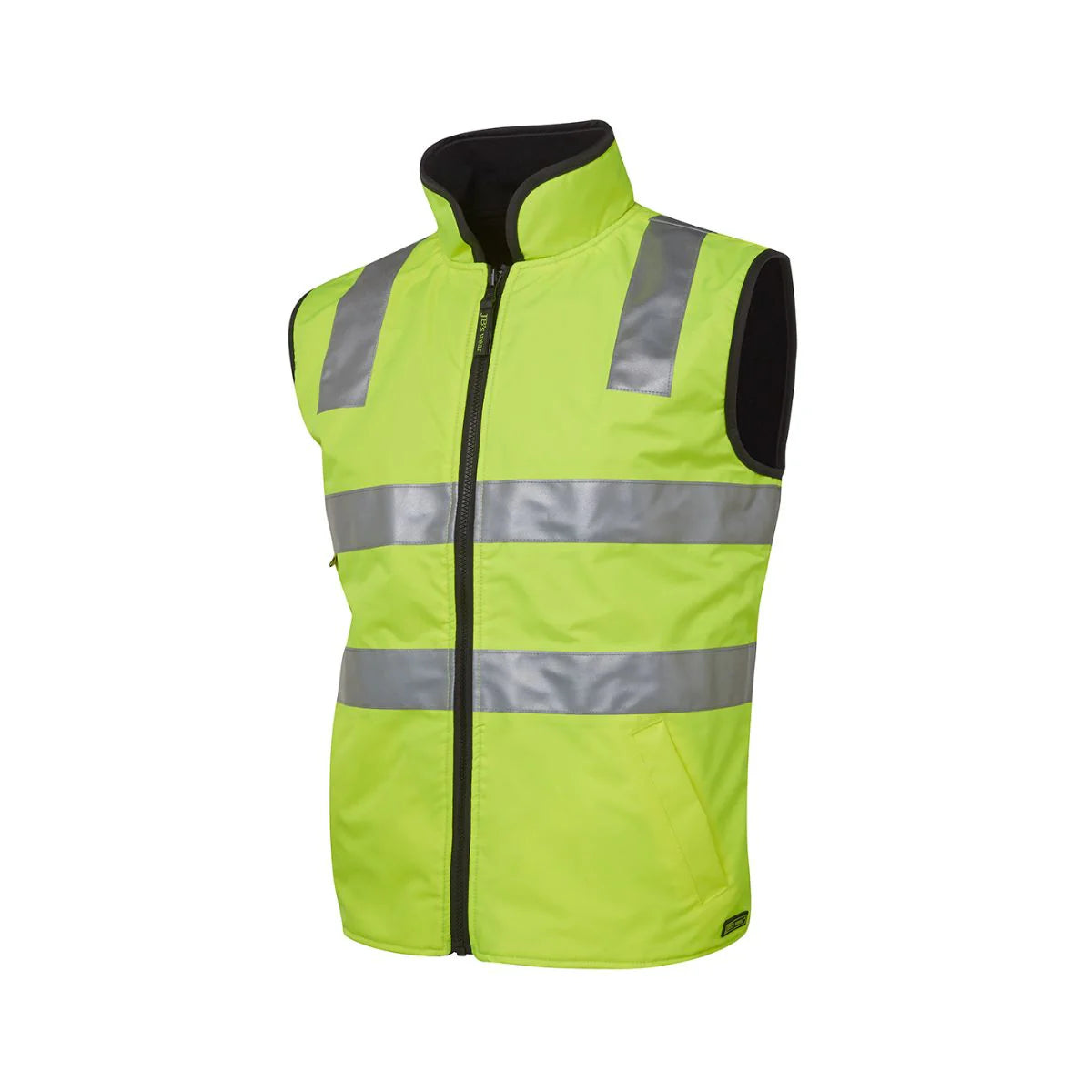 JB'S Hi Vis Day and Night Reversible Polar Fleece Vest