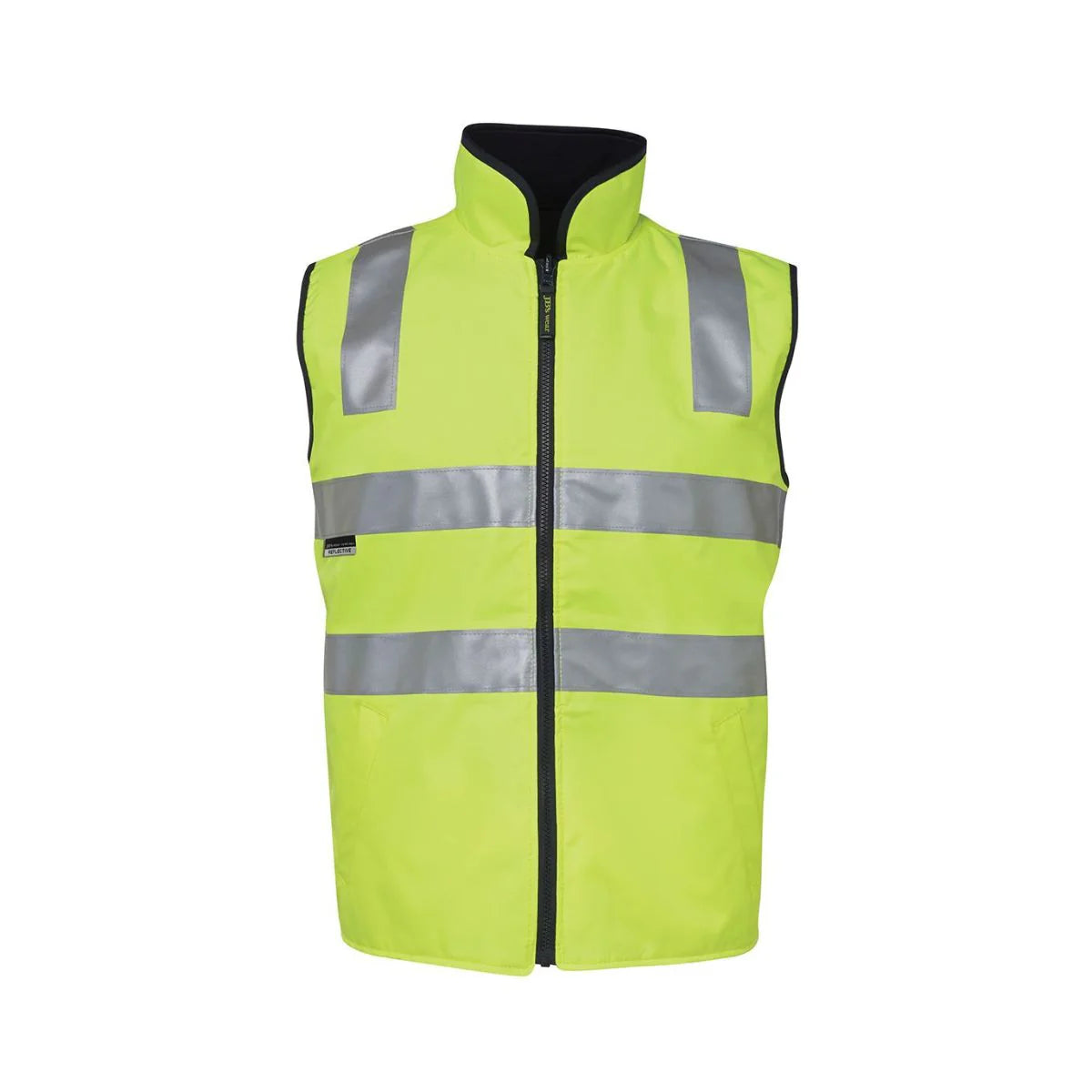 JB'S Hi Vis Day and Night Reversible Polar Fleece Vest
