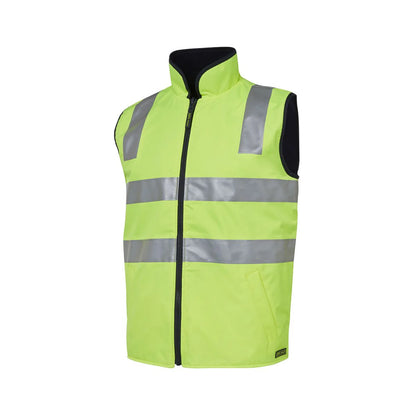 JB'S Hi Vis Day and Night Reversible Polar Fleece Vest