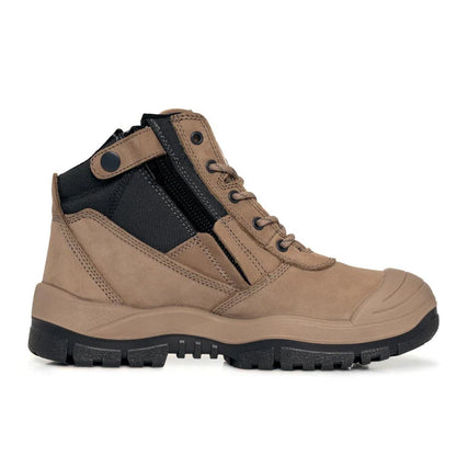 Mongrel Stone ZipSider Boot with Scuff Cap