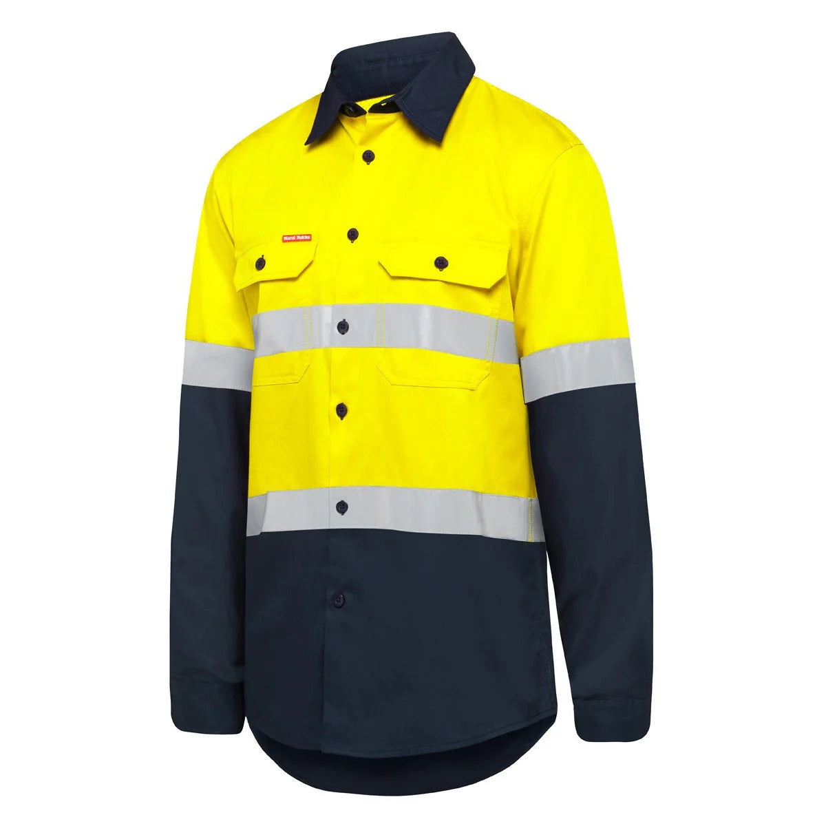 Hard Yakka Core Long Sleeve 2Tone Taped Vented Shirt