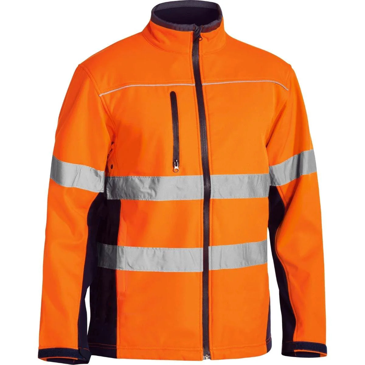 Bisley Taped Hi Vis Soft Shell Jacket