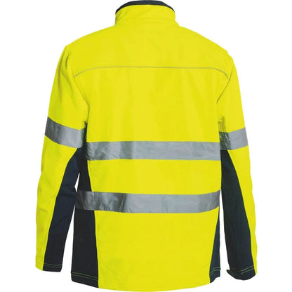 Bisley Taped Hi Vis Soft Shell Jacket