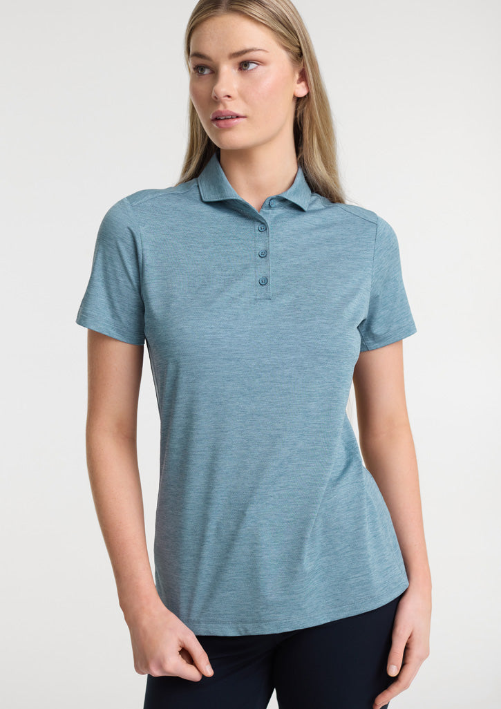 Womens Phoenix Short Sleeve Polo Black