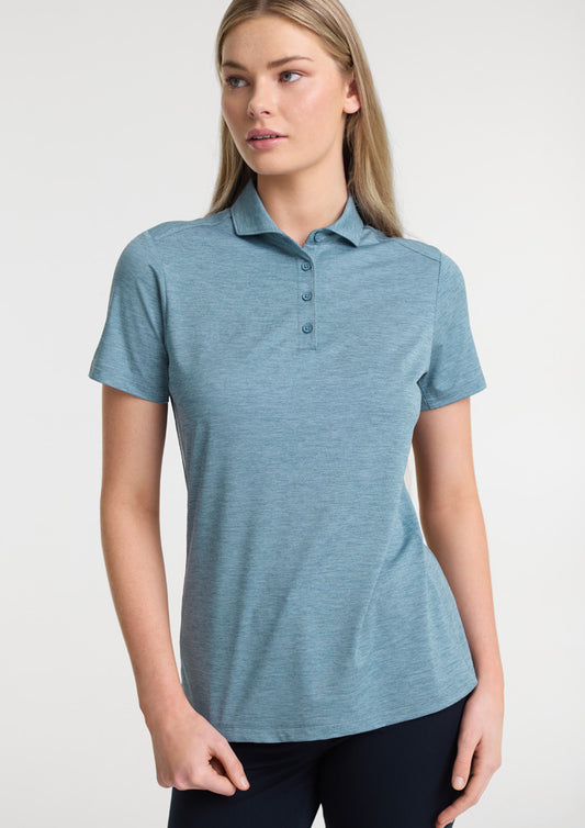 Womens Phoenix Short Sleeve Polo Black