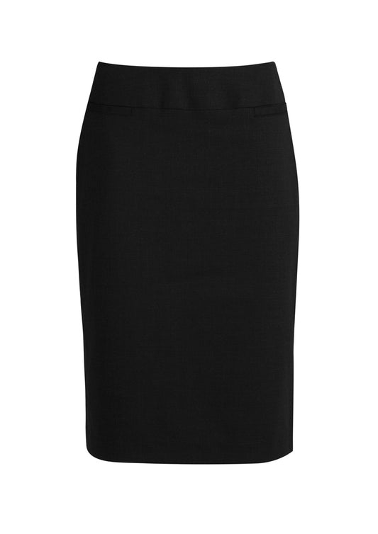 Womens Classic Below Knee Skirt Black