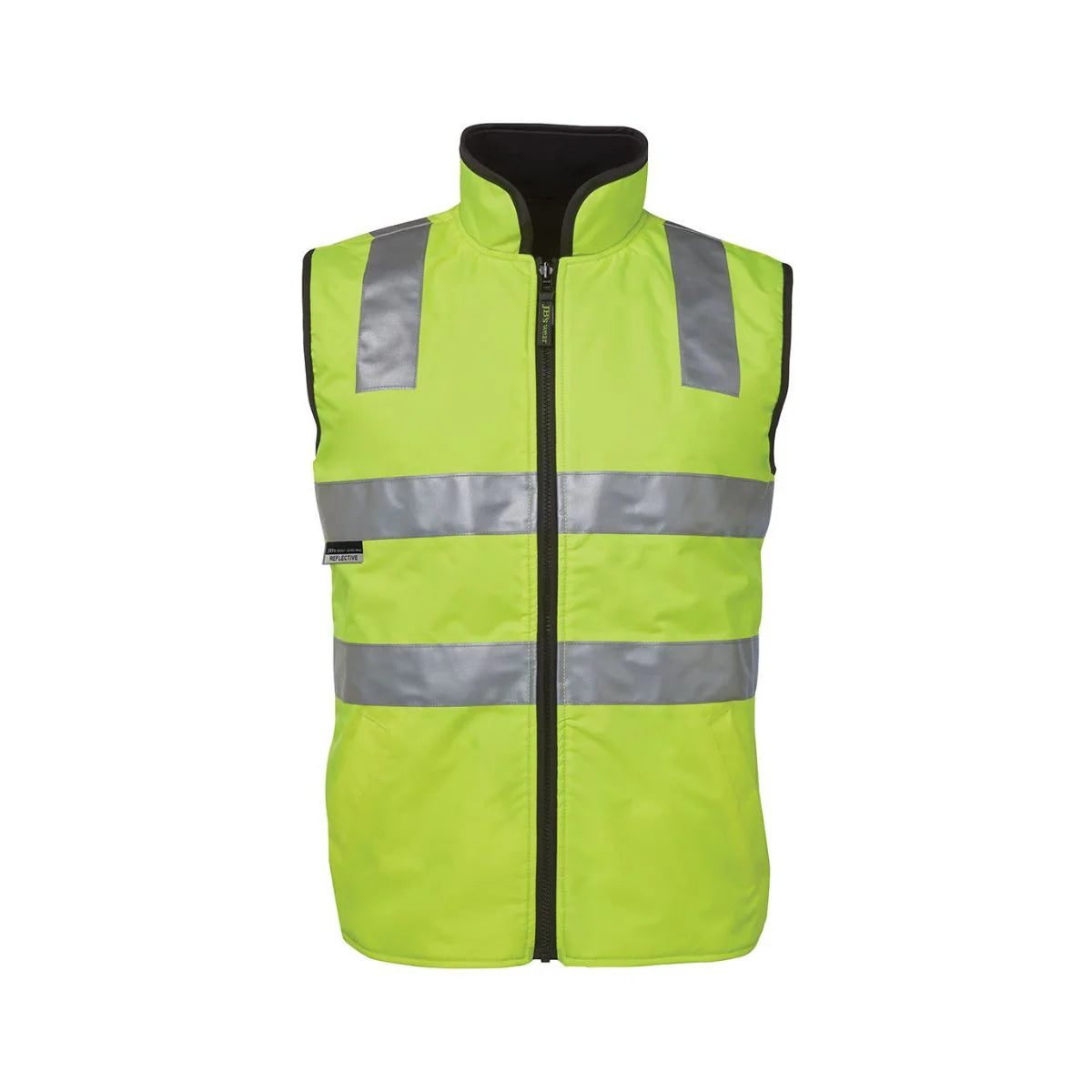 JB'S Hi Vis Day and Night Reversible Polar Fleece Vest