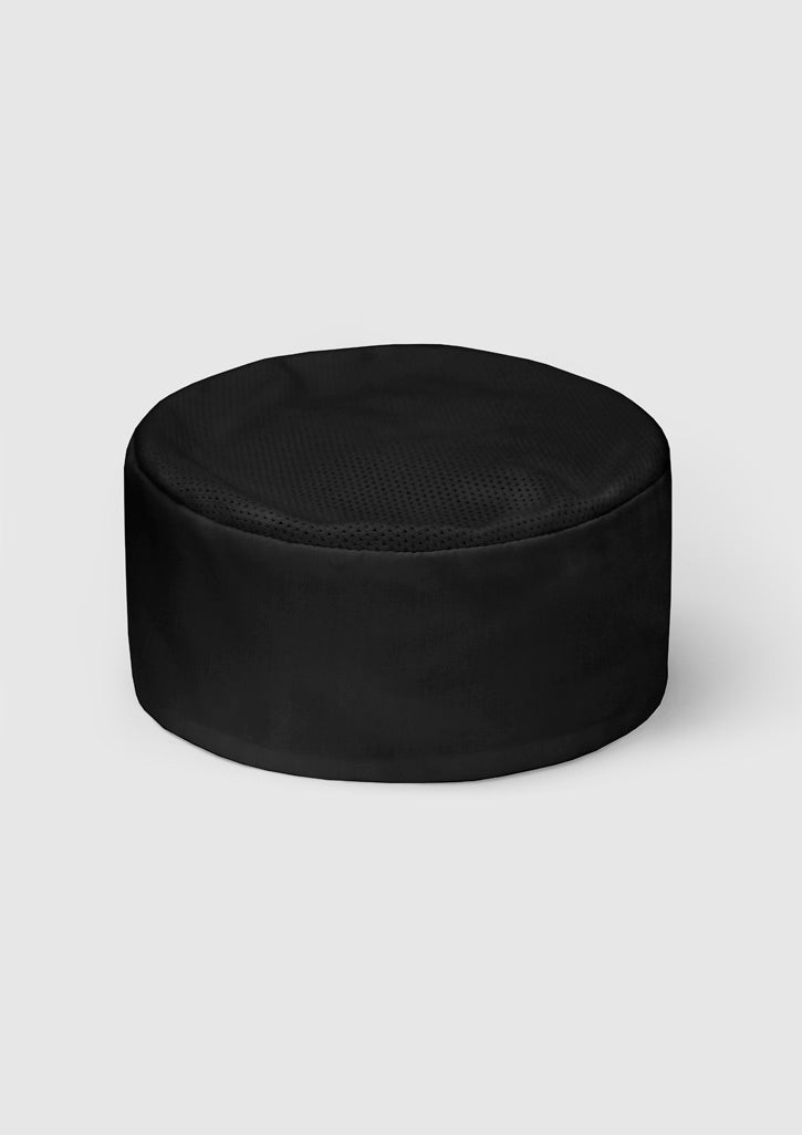 Mesh Flat Top Hat Black