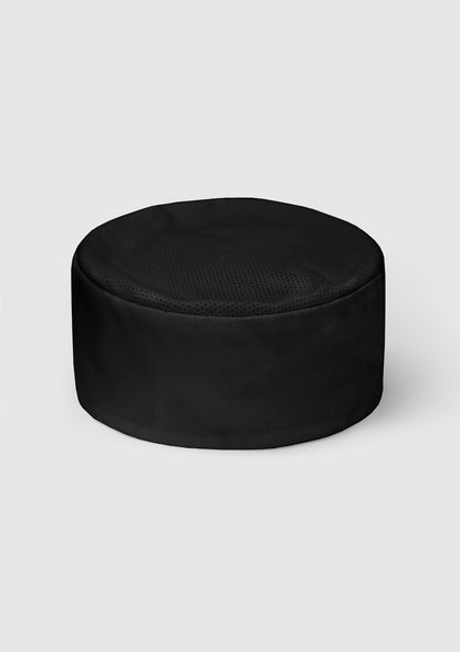 Mesh Flat Top Hat Black