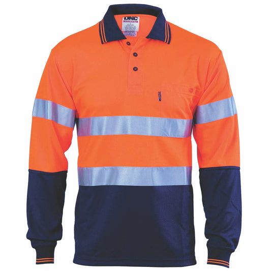 DNC HiVis D/N Cool Breathe Polo Shirt With CSR R/Tape