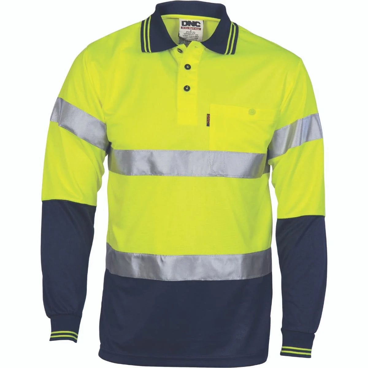 DNC HiVis D/N Cool Breathe Polo Shirt With CSR R/Tape