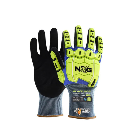 NXG™ Black Dog Cut D Gloves - pack of 12