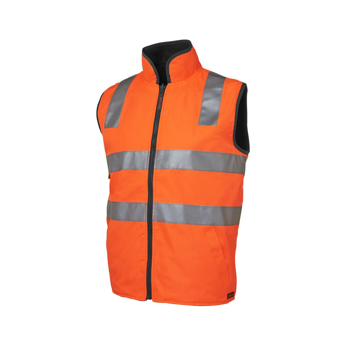 JB'S Hi Vis Day and Night Reversible Polar Fleece Vest
