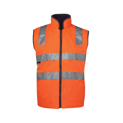 JB'S Hi Vis Day and Night Reversible Polar Fleece Vest