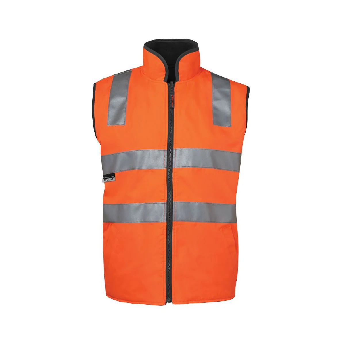 JB'S Hi Vis Day and Night Reversible Polar Fleece Vest
