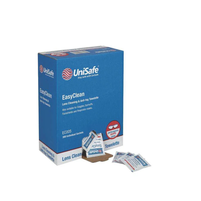 3M™ Unisafe Lens EasyClean Anti Fog Wipes (Box Of 300)