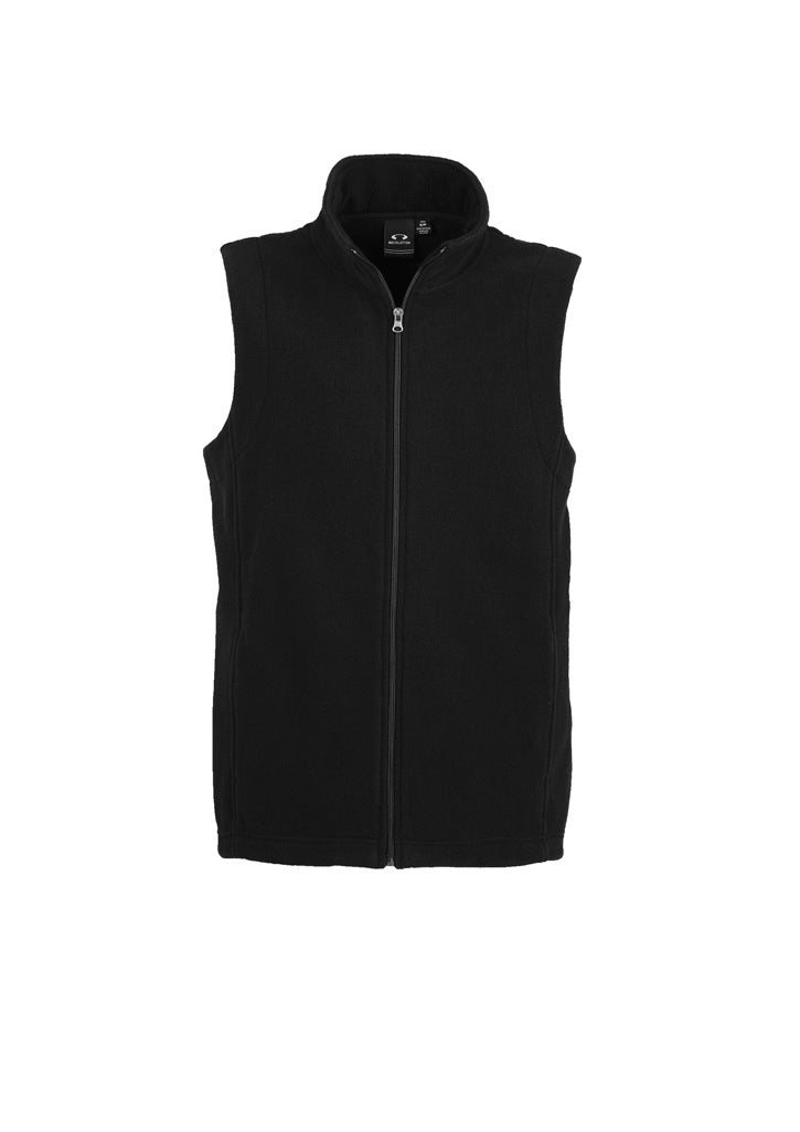 Mens Plain Vest Black