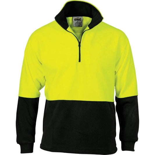 DNC HiVis Two Tone 1/2 Zip Polar