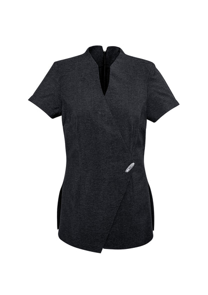 Womens Spa Tunic Black