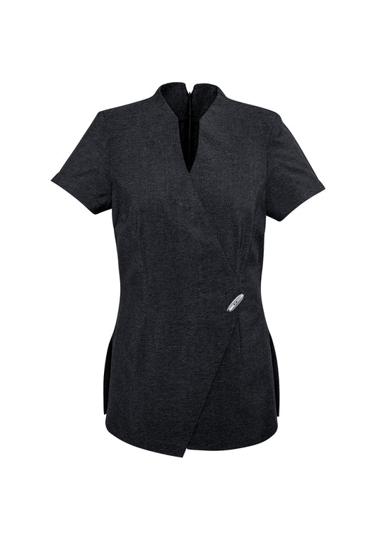 Womens Spa Tunic Black