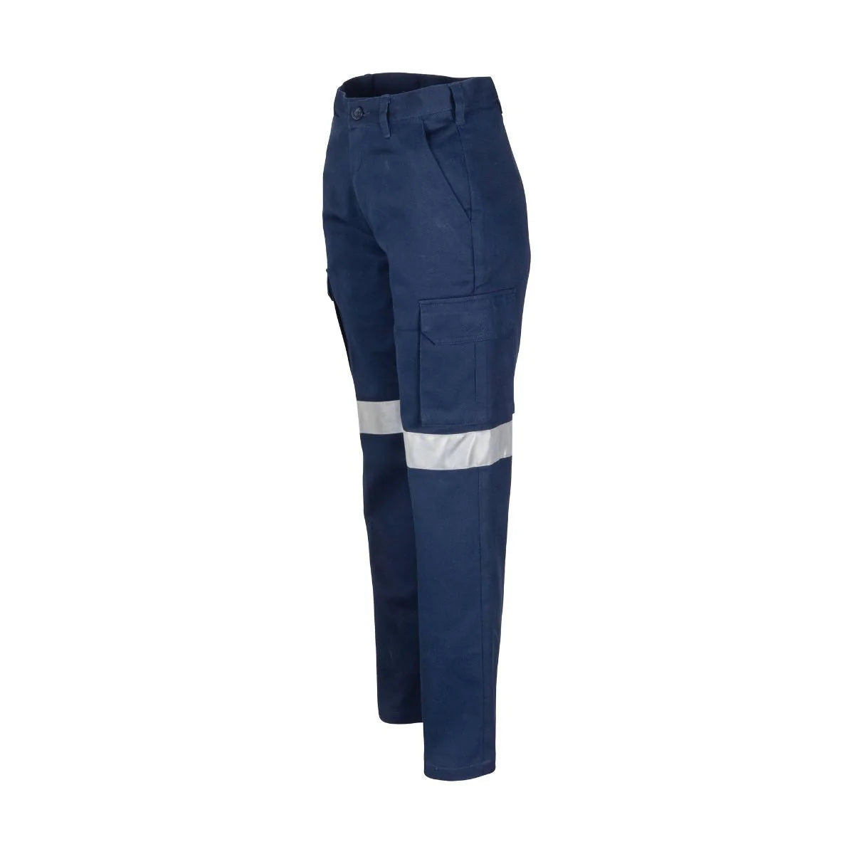 DNC Women's Cotton Drill Pants With 3M Reflective Tape