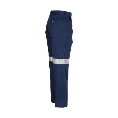 DNC Women's Cotton Drill Pants With 3M Reflective Tape