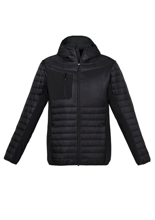 Unisex Patrol Jacket Black/Silver