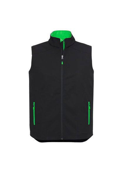 Mens Geneva Vest Black/Cyan