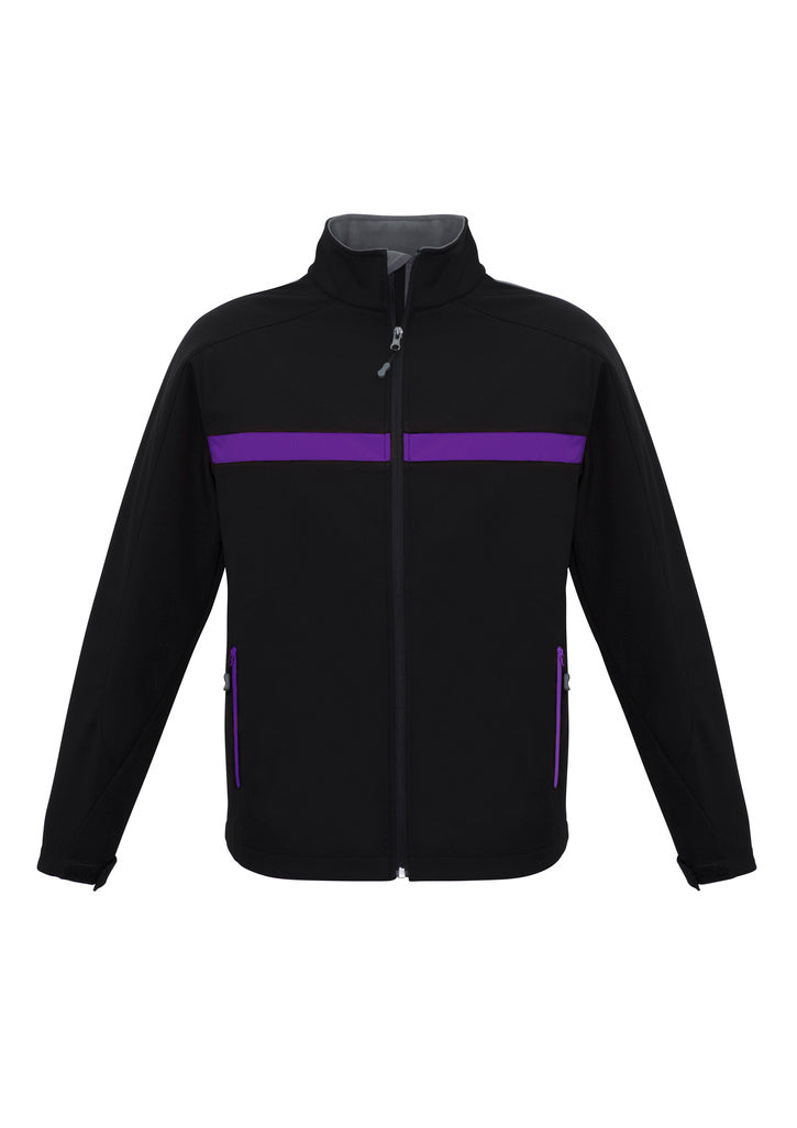 Unisex Charger Jacket Black/Purple/Grey