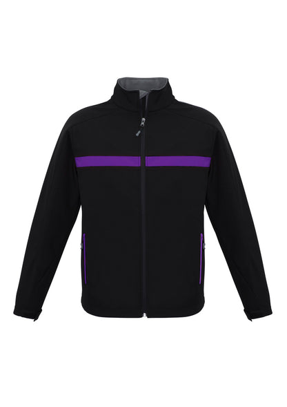 Unisex Charger Jacket Black/Purple/Grey