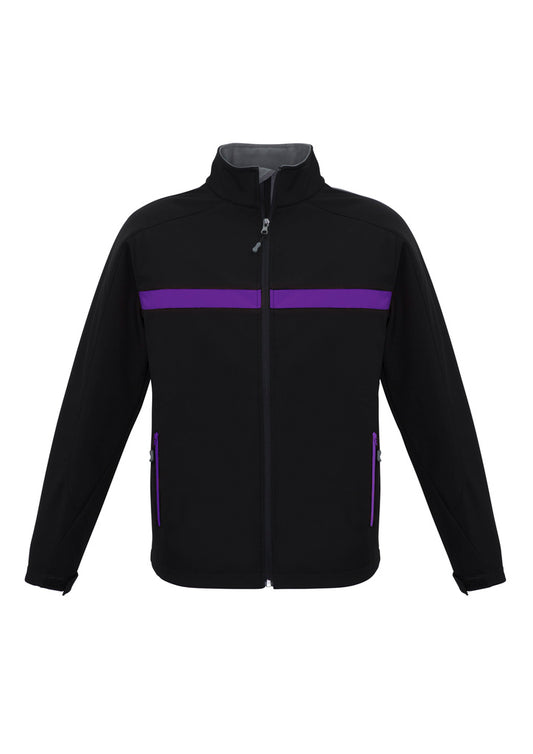 Unisex Charger Jacket Black/Purple/Grey