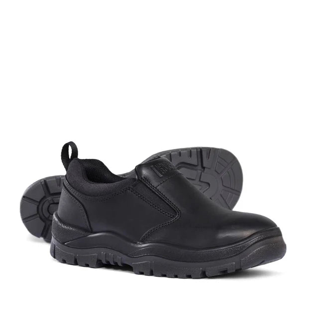 Mongrel Black Slip On Safety Shoe