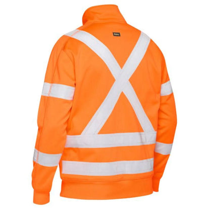 Bisley X Taped Hi Vis 1/4 Zip Pullover