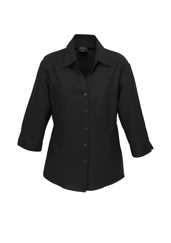 Womens Oasis 3/4 Sleeve Shirt Navy
