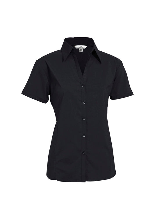 Womens Metro Short Sleeve Shirt Navy