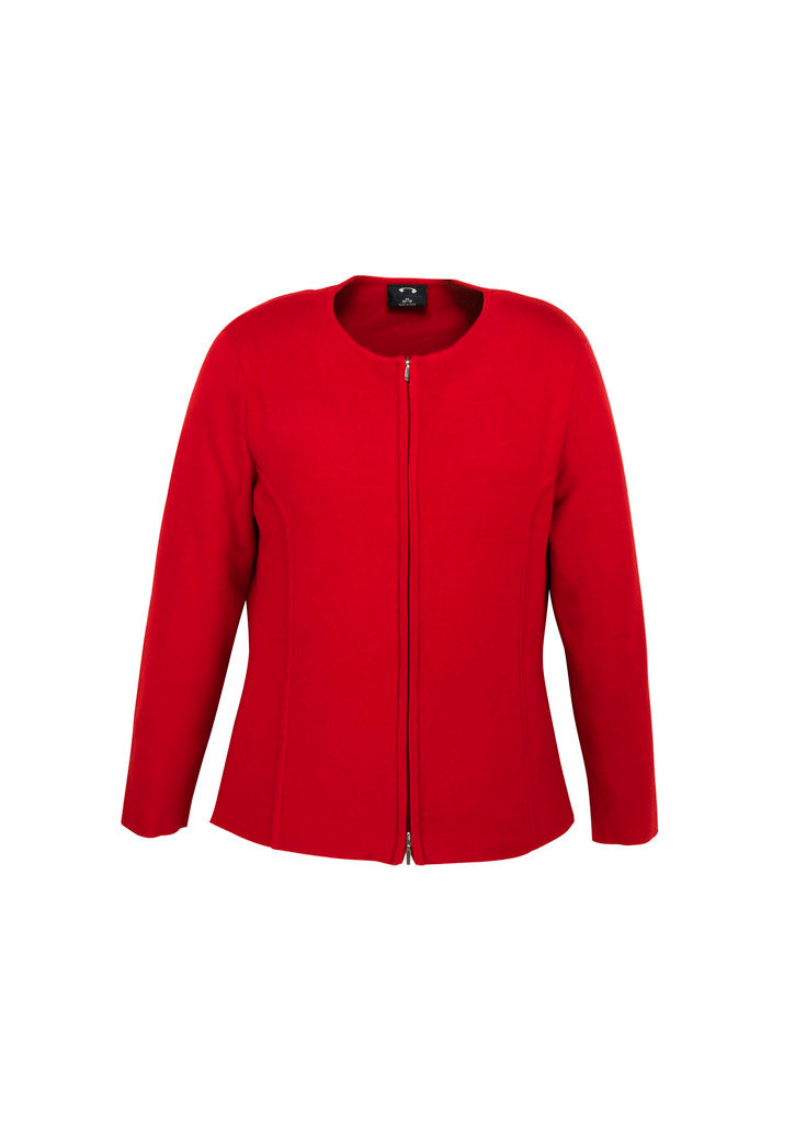 Womens 2-Way Zip Cardigan Navy