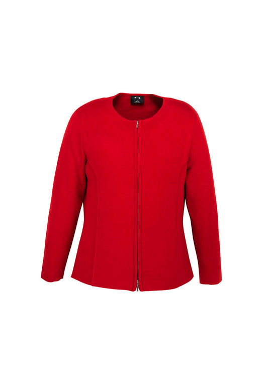Womens 2-Way Zip Cardigan Navy
