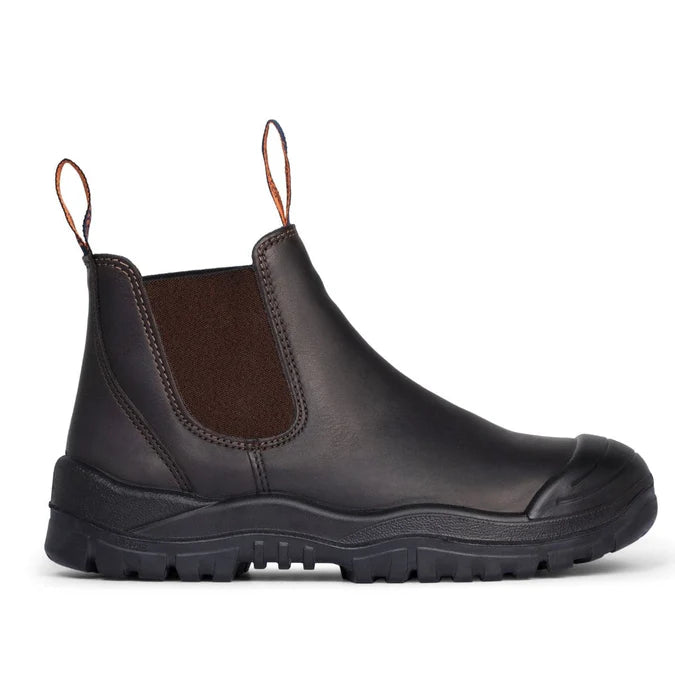 Mongrel Claret Scuff Cap Elastic Sided Safety Boot