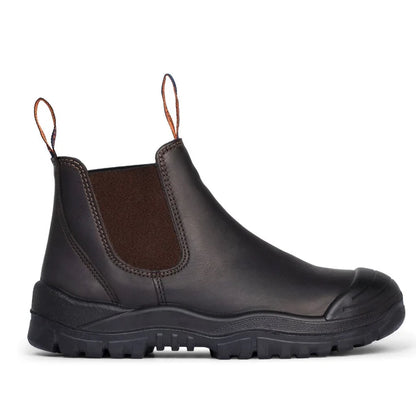 Mongrel Claret Scuff Cap Elastic Sided Safety Boot