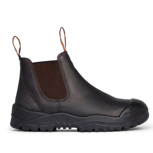Mongrel Claret Scuff Cap Elastic Sided Safety Boot