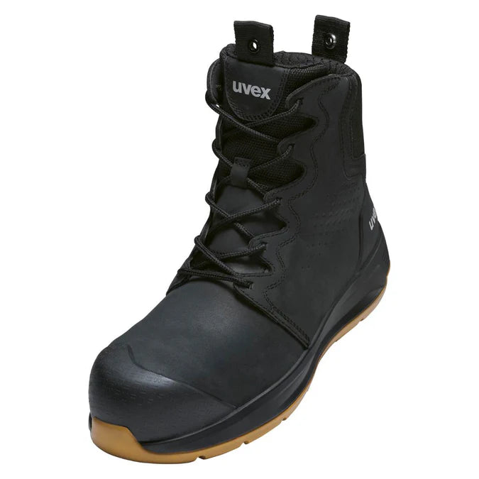 uvex 3 X-Flow Zip Side Work Boot Black