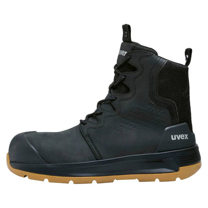 uvex 3 X-Flow Zip Side Work Boot Black