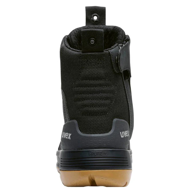 uvex 3 X-Flow Zip Side Work Boot Black