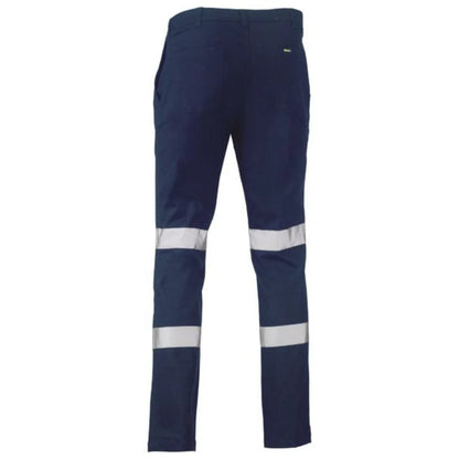 Bisley Taped Biomotion Stretch Cotton Drill Work Pants