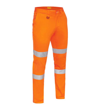 Bisley Taped Biomotion Stretch Cotton Drill Work Pants