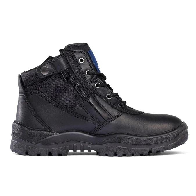 Mongrel Black ZipSider Ankle Safety Boot