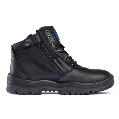 Mongrel Black ZipSider Ankle Safety Boot