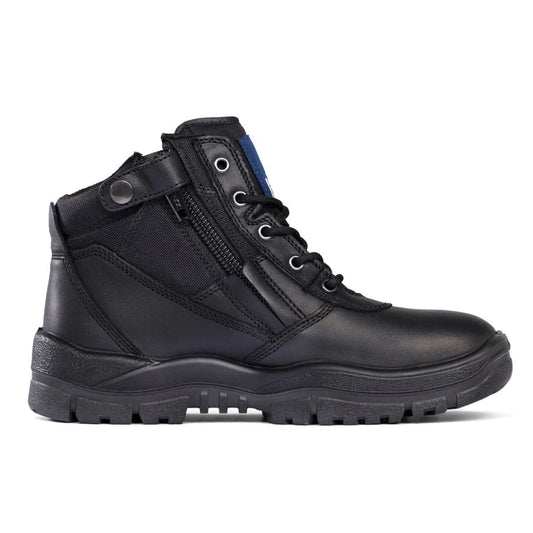 Mongrel Black ZipSider Ankle Safety Boot