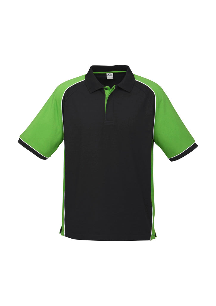 Mens Nitro Short Sleeve Polo Black/Red/White