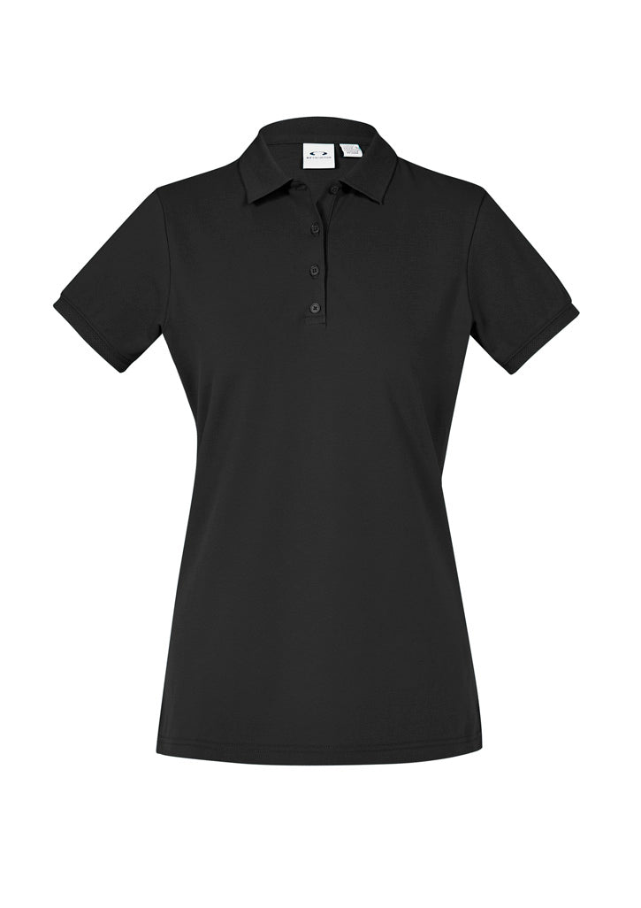 Womens City Short Sleeve Polo Teal